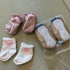 ベビー靴下、バレエシューズの画像