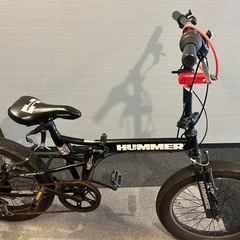 【引き取り限定】ハマー　折りたたみ自転車の画像