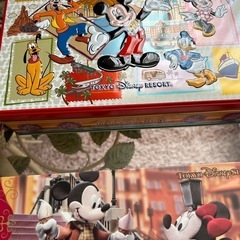 空き缶　ディズニー　Disney  TDL  おみやげ　4個セットの画像