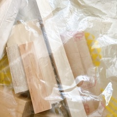 夏休み 自由研究 木材色々 ハンドル鋸 工作 DIY 知育 の画像
