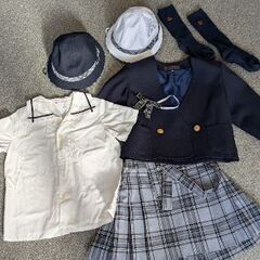 値下げ！博多南幼稚園 博多学園 制服 120 女の子一式