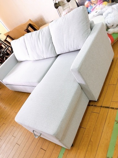 ❤️ソファベッド グレー 3人掛け  現状品 