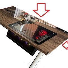 【1点物に付 早い者勝ち】デストップパソコンをデスクにinするデスクの画像