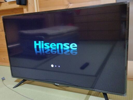 【お取引中】訳あり品（横線＋縦揺れ）　ハイセンス　50インチTV　HJ50N3000  2017年製