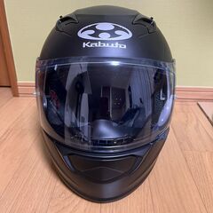 【取引完了】OGK Kabuto KAMUI-3 フラットブラック Mサイズ フルフェイスヘルメットの画像