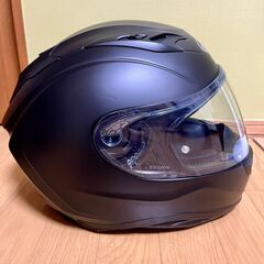 【取引完了】OGK Kabuto KAMUI-3 フラットブラック Mサイズ フルフェイスヘルメットの画像