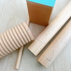 IKEA イケア LATTOJO 木製楽器 パーカッション3点セット おもちゃ 子供の画像