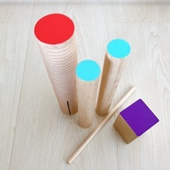 IKEA イケア LATTOJO 木製楽器 パーカッション3点セット おもちゃ 子供の画像