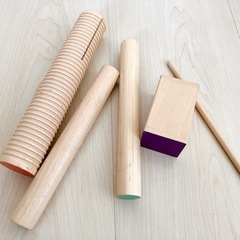 IKEA イケア LATTOJO 木製楽器 パーカッション3点セ...