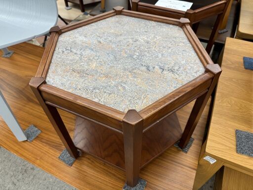 ACME Furniture　ヘキサゴンテーブル　ブルックス　マーブル天板