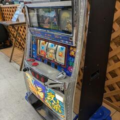 パチスロ実機 初代 政宗 コイン不要機 ID：126-013093-007の画像