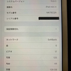 一時中止　
iPad mini4   の画像