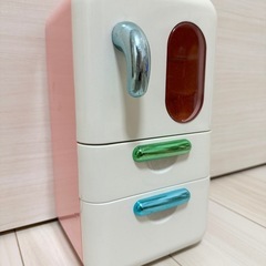 《受付終了》おままごの冷蔵庫とおままごとセット