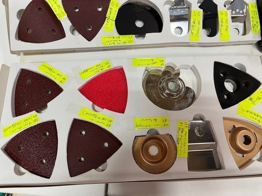 リノベーター マルチツールキット WT02234 サンドペーパー 一部欠品 動作確認済み 元箱あり ショップジャパン 中古品 ③