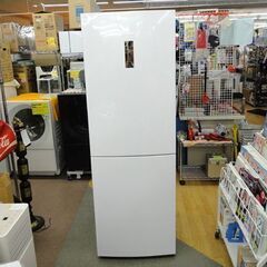 西岡店 訳あり特価品 冷蔵庫 340L 2ドア 2018年製 ハイアール ホワイト大型冷蔵庫 300Lクラス 