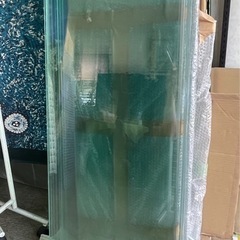 店舗用ガラス棚板120x40