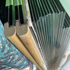 店舗用ガラス棚板120x40の画像