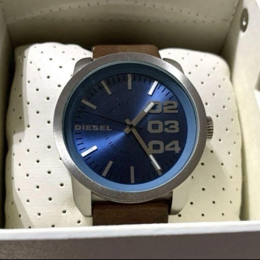 DIESEL 腕時計 メンズ ブルー ネイビー