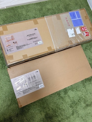 《新品未使用》キャンプ用品（キッチンラック&オプションテーブルセット）