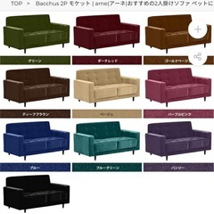 Arne  バッカス　2人掛けソファ　未使用に近いの画像