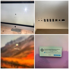 iMac パソコン Apple 27インチ ジャンク扱い品の画像