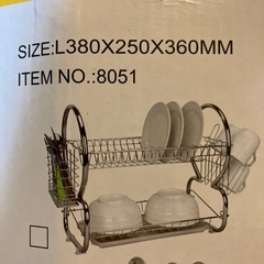【決まりました】［新品・未開封］ステンレス製 食器乾燥棚の画像
