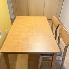 ダイニングテーブル +チェア　セットの画像