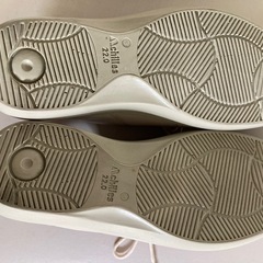 美品❗️ベージュ　22.0㎝ 4E アキレスソルボ ACHLLES  SORBOの画像