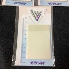 製薬会社　ノベルティ　クリップ&しおり　透明フィルムふせん　付箋...