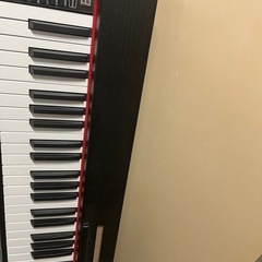 KIMFBAY 電子ピアノ 88鍵盤 卓上木製 電子 ピアノ 88鍵 ポータブルピアノ Piano ペダル付き MIDI対応ブラック Kの画像