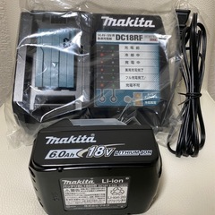 マキタ　新品未使用最新純正バッテリー、充電器セット！の画像