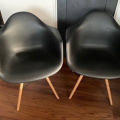【値下げ】ダイニングチェア　2脚　イームズチェア　リプロダクト品