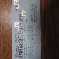 青春18切符　（きっぷ）　3回分