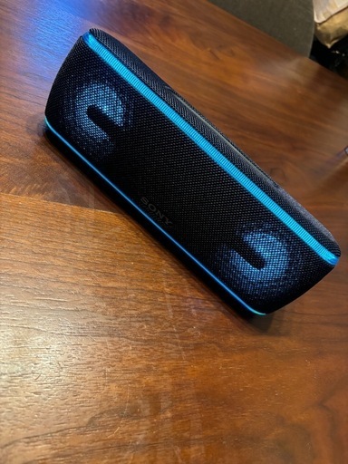 最終値下げ！ソニー ワイヤレスポータブルスピーカー 重低音モデル SRS-XB41 : 防水・防塵・防錆/Bluetooth/専用スマホアプリ対応 ライティング機能搭載 / マイク付き/ ブラック SRS-XB41