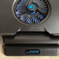 ノートPC用クーラー冷却スタンド　スマホスタンド付の画像
