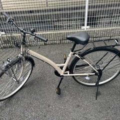 【美品】自転車　26インチ　borzoi 6段ギア　【引き取り限定】