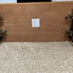 折りたたみローテーブルの画像