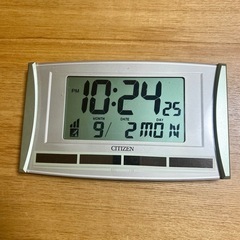 CITIZEN ソーラー電波掛け時計