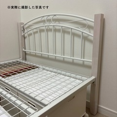【お譲り先決定】美品/ニトリ/シングルベッドフレームの画像