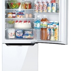 冷蔵庫 パールホワイト [150L /2ドア /右開きタイプ/Hisense]の画像
