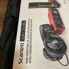 【宅録】オーディオインターフェイスなどの画像