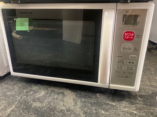 ☆中古￥6,500！SHARP　電子レンジ　家電　2019年製　RE-B15KS-W型　【BH151】