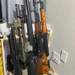 ①美品 電動ガン エアガン 装備品まとめセット