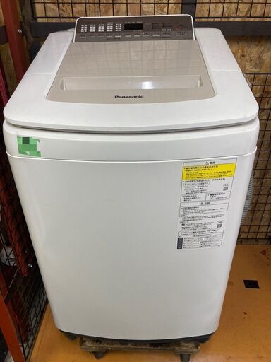 ☆中古￥25,000！Panasonic　8.0kg洗濯機　家電　2020年製　NA-FD80H7型　幅60㎝ｘ奥行65㎝ｘ高さ107㎝　【BH156】