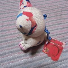 招き猫 ちりめん 飾り インテリア タグ付き お譲りします。＊石川県＊美川より＊期間限定の画像