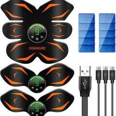 【新品】EMS 腹筋ベルト USB充電式 【強化版・多部位使用】...