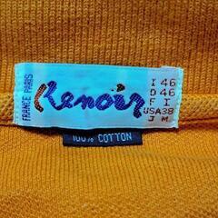 Renoir Tシャツ M オレンジ 半袖 フランス パリ USA の画像