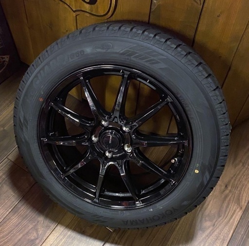 新型プリウス★専用★新型スタッドレス★新品ホイール★17インチ★ブラック★軽量ホイール★