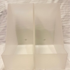 無印良品 スタンドファイルボックス 2つ A4サイズ 本立て ブ...