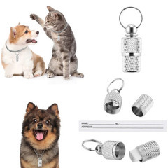 ペット用迷子カプセル（新品）の画像